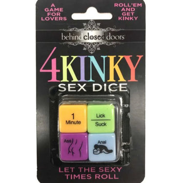 4 Kinky Sex Dice Dice Sets & Games Little Genie (ABS)